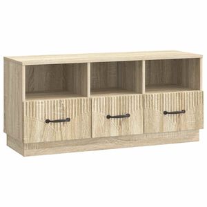 vidaXL TV skrinka Dub sonoma 102 x 34,5 x 47 cm Kompozitn&eacute; drevo