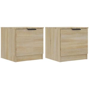 vidaXL Nočn&eacute; stol&iacute;ky 2 ks dub sonoma 40x39x40 cm