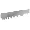 vidaXL Obrubn&iacute;k tr&aacute;vnika 30 pcs 103 x 20 cm kov Strieborn&aacute;