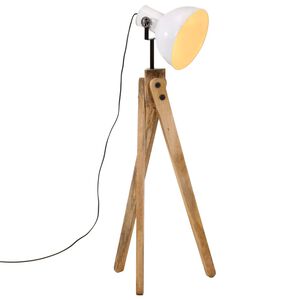 vidaXL Podlahov&aacute; lampa 25 W biela 45x45x120 cm E27