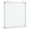 vidaXL Magnetick&aacute; biela tabuľa 40x40x1,7 cm hlin&iacute;k