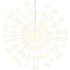 vidaXL Vianočn&eacute; svietiace hviezdy 140 LED 8 ks tepl&eacute; biele 17 cm
