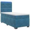 vidaXL Posteľ boxspring s matracom Modr&aacute; 80 x 200 cm Zamat