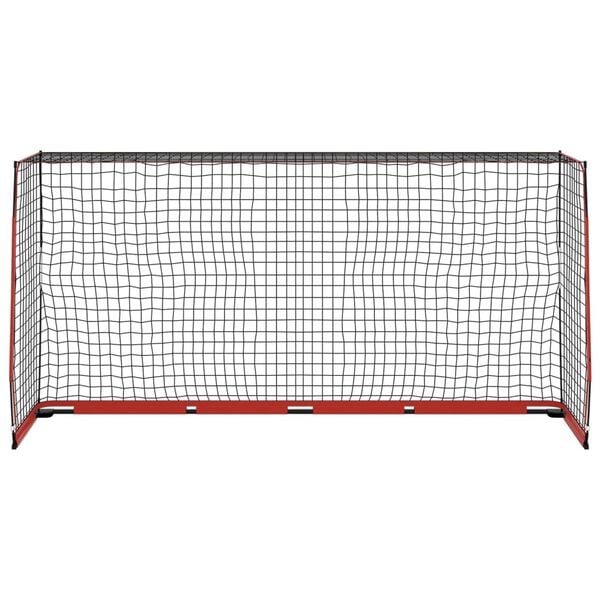 vidaXL Futbalová bránka 366,5x91x183 cm oceľová