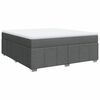 vidaXL Boxspring posteľ s matracom tmavosiv&aacute; 180x200 cm l&aacute;tka