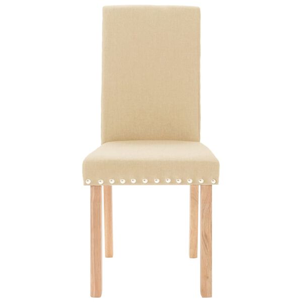 vidaXL Jed&aacute;lensk&eacute; stoličky 6 ks kr&eacute;mov&eacute; l&aacute;tkov&eacute;