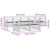 vidaXL Z&aacute;hradn&aacute; s&uacute;prava gaučov 7 pcs Pr&iacute;rodn&aacute; Pevn&eacute; ak&aacute;ciov&eacute; drevo