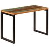vidaXL Jed&aacute;lensk&yacute; st&ocirc;l 115x55x76 cm, recyklovan&yacute; mas&iacute;v a oceľ
