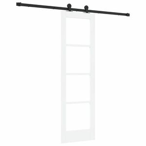 vidaXL Posuvn&eacute; dvere ORKDAL Biela a čierna 61 x 198,5 cm