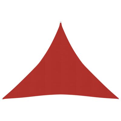 vidaXL Tieniaca plachta 160 g/m² červená 4,5x4,5x4,5 m HDPE