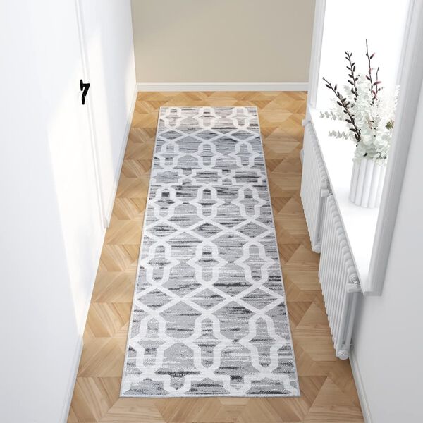 vidaXL Koberec beh&uacute;ň s potlačou skladac&iacute; a prateľn&yacute; 80x300 cm polyester