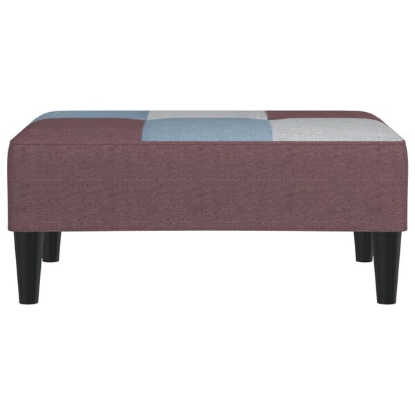 vidaXL Podnožka patchwork vzor 78x56x32 cm l&aacute;tkov&aacute;