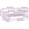 vidaXL Knižnica posteľ s &uacute;ložiskom Biela 160 x 200 cm Kompozitn&eacute; drevo