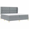 vidaXL Boxspring posteľ s matracom tmavo&scaron;ed&aacute; 90x190 cm Svetlosiv&aacute;
