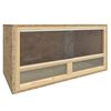 vidaXL Ter&aacute;rium spracovan&eacute; drevo 60x30x30 cm