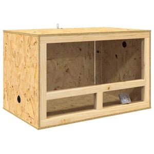 vidaXL Ter&aacute;rium Hned&aacute; 80 x 50 x 50 cm OSB