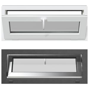 vidaXL Podkrovn&eacute; okno RISOR 100 x 40 cm PVC a sklo