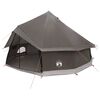 vidaXL Tipi stan Hned&aacute; &Scaron;ed&aacute; 400 x 400 x 250 cm Polyester a oceľ