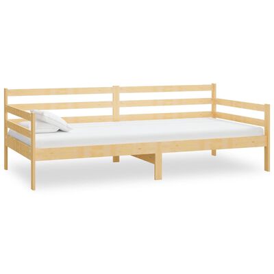 vidaXL Denná posteľ, borovicový masív 90x200 cm