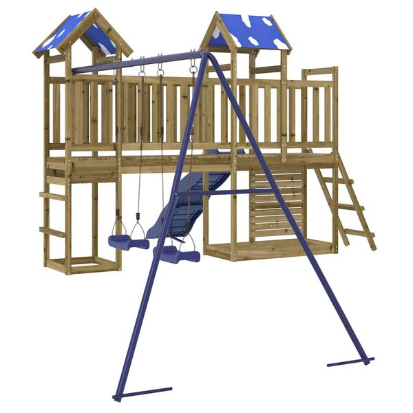 vidaXL Vonkaj&scaron;ia s&uacute;prava na hranie impregnovan&aacute; borovica