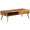 vidaXL Konferenčný stolík, akáciaové drevo s medovou povrchovou úpravou 110x50x37 cm