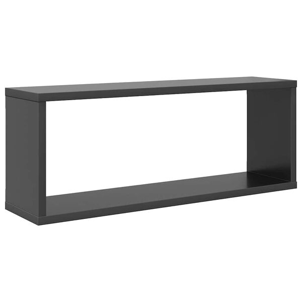 vidaXL N&aacute;stenn&eacute; police 6 ks, siv&eacute; 60x15x23 cm, kompozitn&eacute; drevo