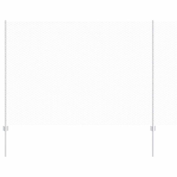 vidaXL Plot s podperou Strieborn&aacute; 1,6 x 100 m Oceľ