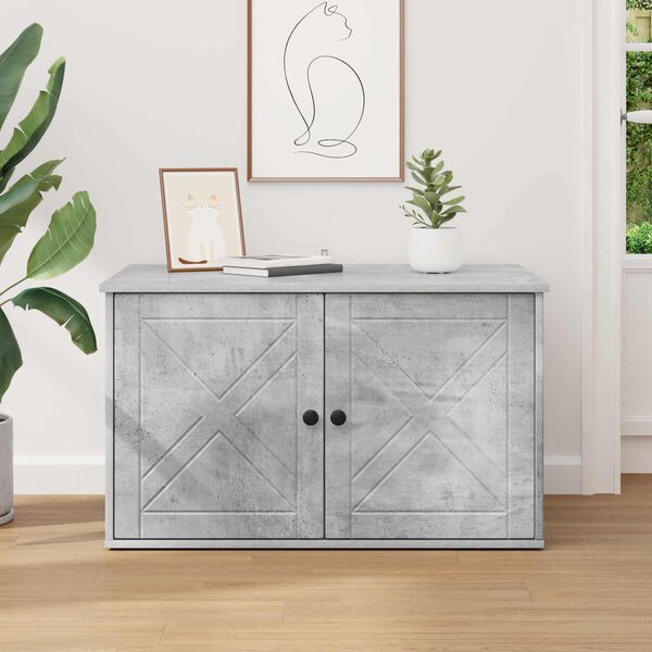 vidaXL Mačka Dom Bet&oacute;nov&aacute; 85 x 55 x 50 cm Kompozitn&eacute; drevo