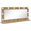 vidaXL Toaletn&eacute; zrkadlo Remeseln&yacute; dub 100 x 45 x 18 cm Obdĺžnikov&yacute;