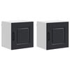 vidaXL Dvierka na um&yacute;vačku Kalmar 2 pcs Čierna 40 x 31 x 40 cm