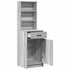 vidaXL Highboard Siv&yacute; Sonoma 40 x 40,5 x 135 cm Kompozitn&eacute; drevo