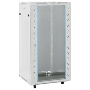 vidaXL 22U Serverov&aacute; skriňa s otočn&yacute;mi nožičkami 19" IP20 60x60x120 cm
