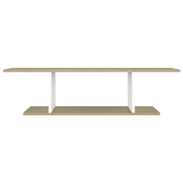 vidaXL N&aacute;stenn&aacute; TV skrinka dub sonoma a biela 103x30x26,5 cm