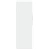 vidaXL Vysoká skrinka biela 45x42,5x124 cm kompozitné drevo