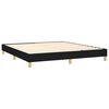 vidaXL Posteľný rám boxspring s matracom čierny 160x200 cm látka