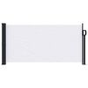 vidaXL Zaťahovacia bočná markíza, biela 100x500 cm