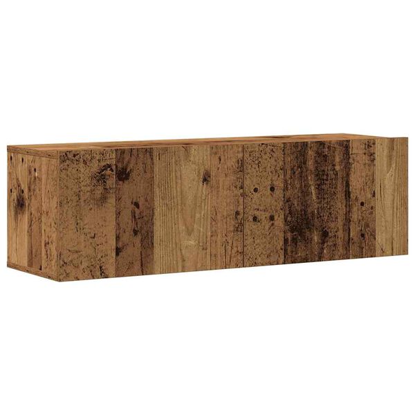 VidaXL 7-dielna súprava nástennej TV skrinky, kompozitné drevo