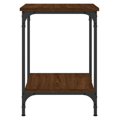vidaXL Konferenčný stolík hnedý dub 40x40x55 cm kompozitné drevo