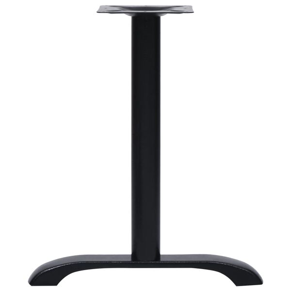 vidaXL Bistro Table Nohy 2 ks Čierna 61x8x72 cm Liatina