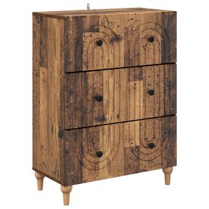 vidaXL Z&aacute;suvkov&yacute; kabinet Star&eacute; drevo 66 x 34,5 x 90 cm