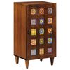 vidaXL Serv&iacute;rovacia skriňa Orech 40 x 33 x 75 cm Mas&iacute;vne mango drevo
