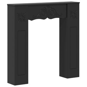 vidaXL R&aacute;m krbu Čierna 102 x 20 x 102 cm Kompozitn&eacute; drevo