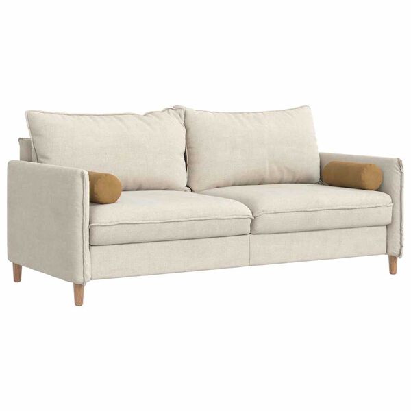 vidaXL Podložkové vankúše 2 pcs Hnedá Ø 15 x 40 cm Kordúrová tkanina