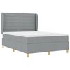 vidaXL Boxspring posteľ s matracom tmavo&scaron;ed&aacute; 90x190 cm Svetlosiv&aacute;