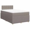 vidaXL Boxspring posteľ s matracom sivohned&yacute; 120x200 cm l&aacute;tka