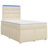 vidaXL Posteľ boxspring s matracom Kr&eacute;mov&aacute; 120 x 190 cm L&aacute;tka