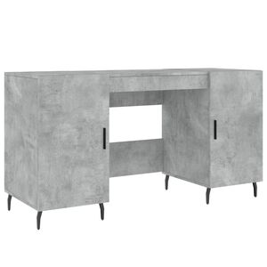 vidaXL St&ocirc;l bet&oacute;novo siv&yacute; 140x50x75 cm kompozitn&eacute; drevo