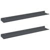 vidaXL Z&aacute;vesn&aacute; polica N&aacute;stenn&yacute; 2 pcs Antracit 60 x 8,5 x 2,5 cm Oceľ