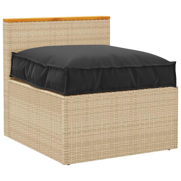 vidaXL Podložka Čierna 70 x 70 x 12 cm Oxfordsk&aacute; l&aacute;tka