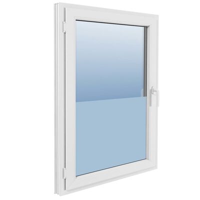 vidaXL Matná okenná fólia na vytvorenie súkromia, mliečne sklo, lepiaca, 0,9 x 50 m